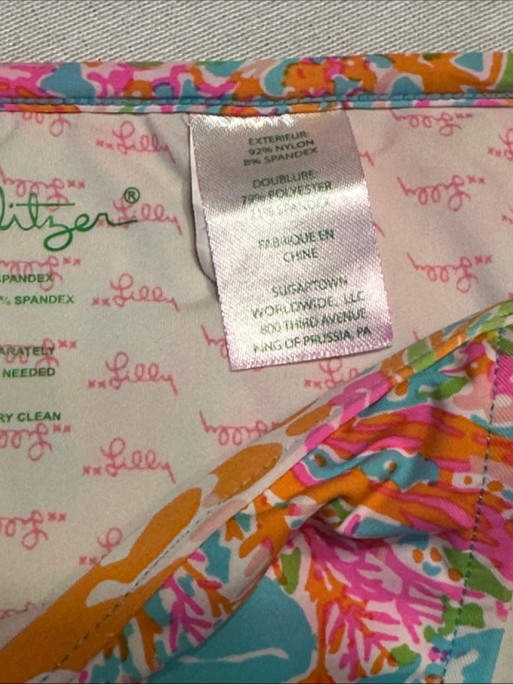 Lilly Pulitzer Splash Dance Multicolor Tropical Print String Bikini - Picture 3 of 11